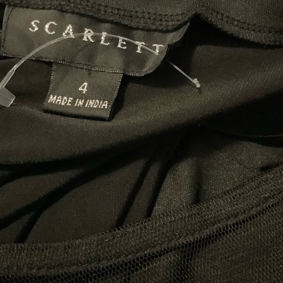 long dress, brand: Scarlett, black color. - Picture 6 of 9